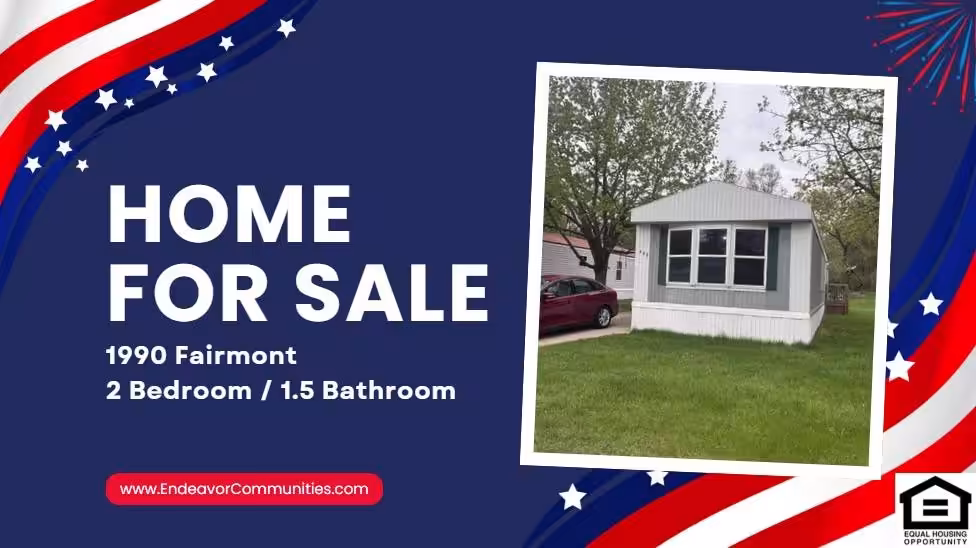 sale, Endeavor Communities, home, manufactured, manufactured homes